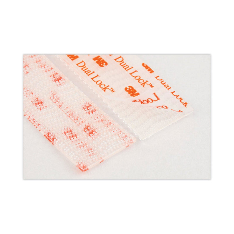 Scotch Extreme Fasteners, 1" x 3", Clear, 2/Pack