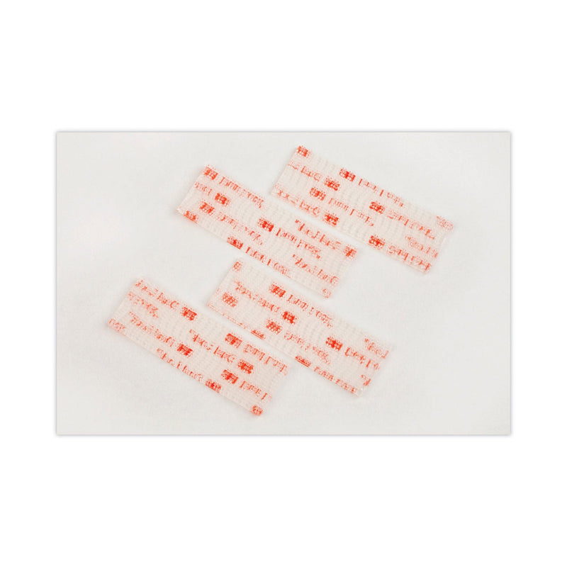 Scotch Extreme Fasteners, 1" x 3", Clear, 2/Pack