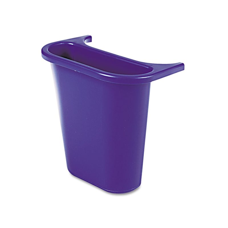 Rubbermaid Wastebasket Recycling Side Bin, Attaches Inside or Outside, 4.75 qt, Blue