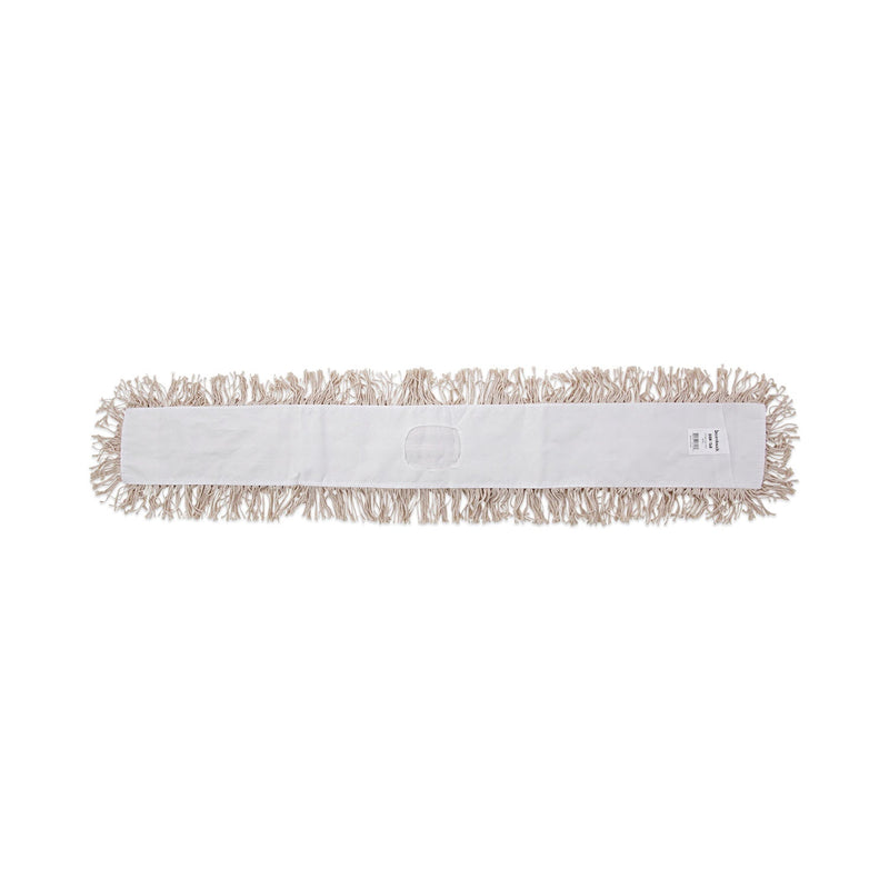 Boardwalk Industrial Dust Mop Head, Hygrade Cotton, 48w x 5d, White