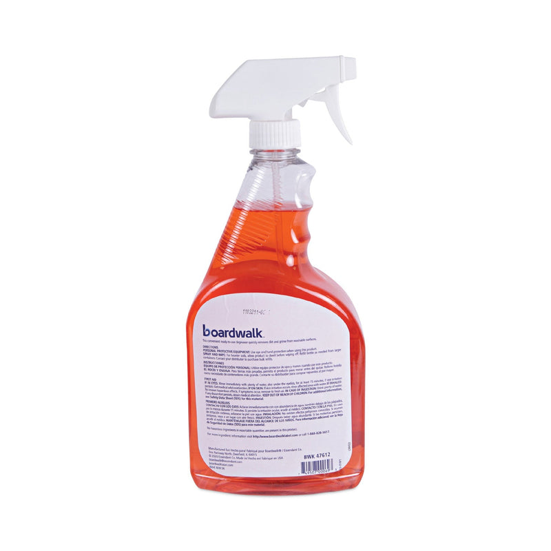 Boardwalk Green Natural Grease and Grime Cleaner, 32 oz Spray Bottle