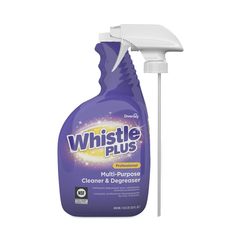 Diversey Whistle Plus Professional Multi-Purpose Cleaner and Degreaser, Citrus, 32 oz