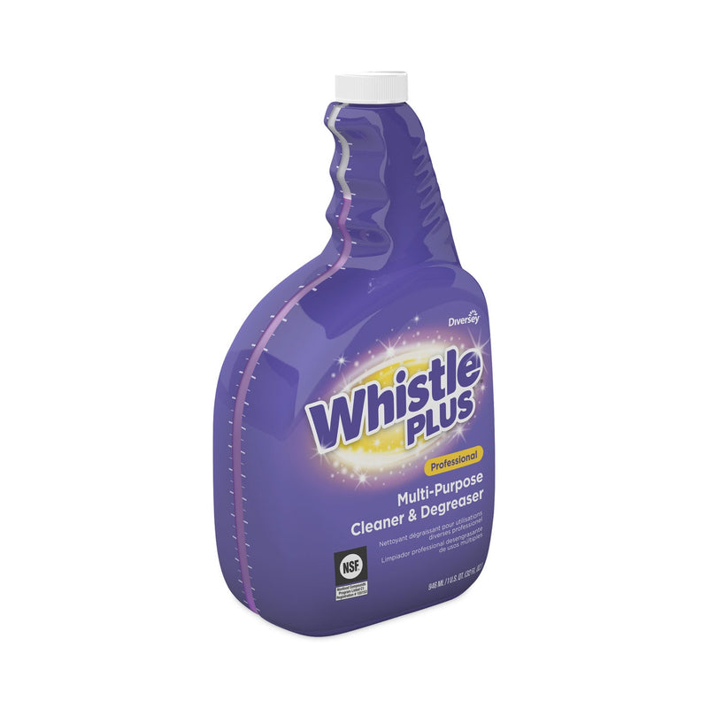 Diversey Whistle Plus Professional Multi-Purpose Cleaner and Degreaser, Citrus, 32 oz
