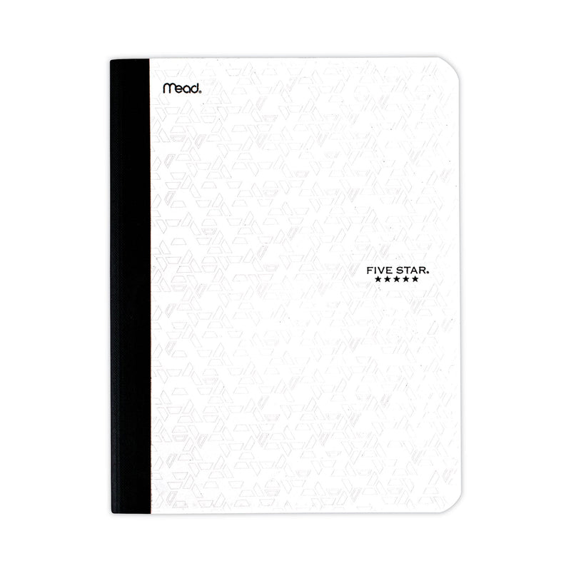 Five Star Composition Book, Medium/College Rule, Randomly Assorted Covers (Black/Blue/Green/Red/Yellow), 9.75 x 7.5, 100 Sheets