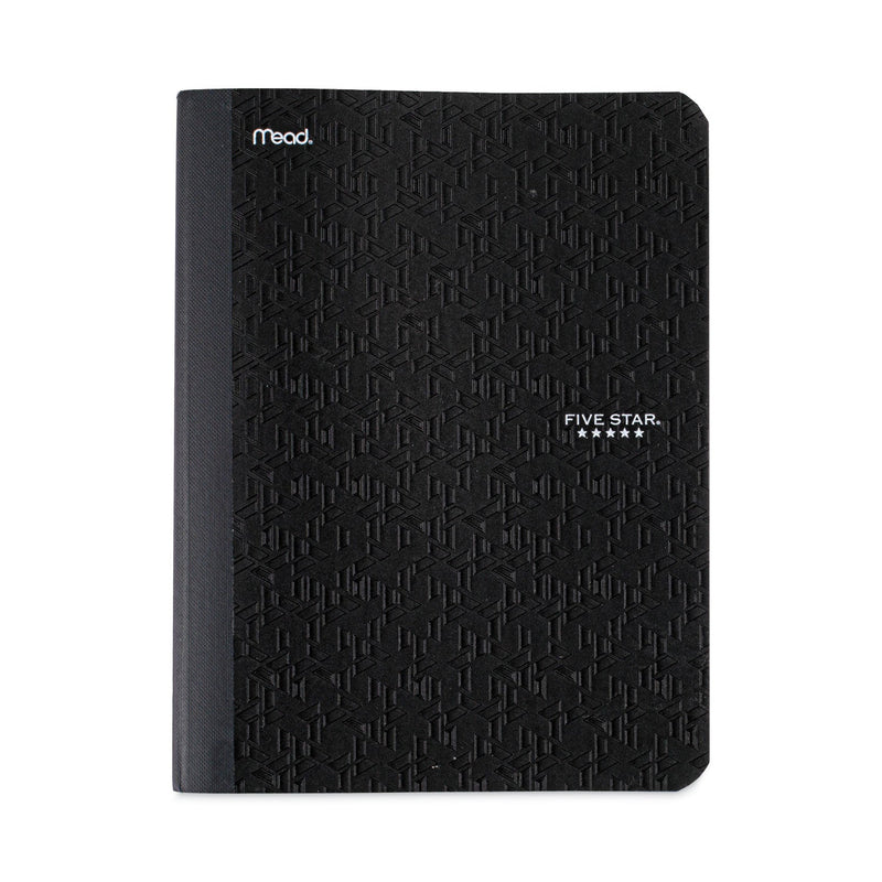 Five Star Composition Book, Medium/College Rule, Randomly Assorted Covers (Black/Blue/Green/Red/Yellow), 9.75 x 7.5, 100 Sheets