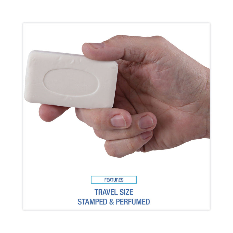 Boardwalk Face and Body Soap, Paper Wrapped, Floral Fragrance, # 3 Soap Bar, 144/Carton