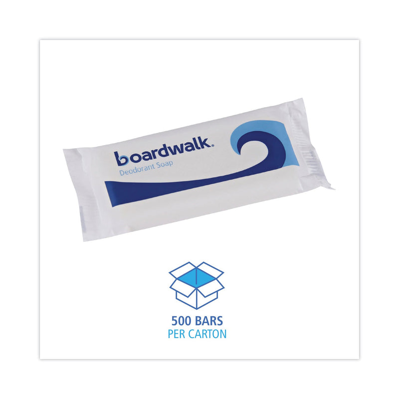 Boardwalk Face and Body Soap, Flow Wrapped, Floral Fragrance, # 1 1/2 Bar, 500/Carton