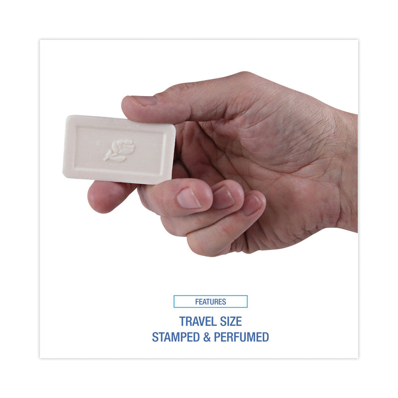 Boardwalk Face and Body Soap, Flow Wrapped, Floral Fragrance, # 3/4 Bar, 1,000/Carton