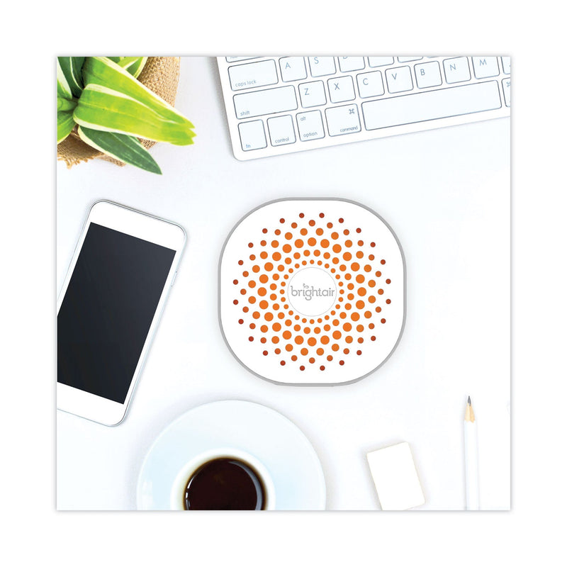 BRIGHT Air Max Odor Eliminator Air Freshener, Citrus Burst, 8 oz Jar, 6/Carton