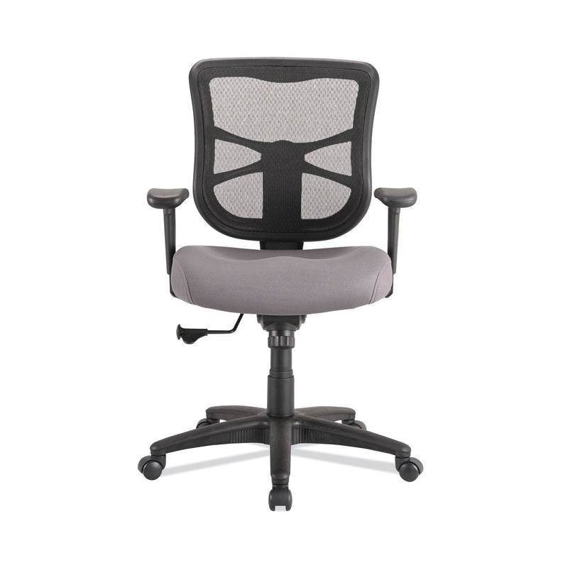 Alera Elusion Series Mesh Mid-Back Swivel/Tilt Chair, Supports Up to 275 lb, 17.9" to 21.8" Seat Height, Gray Seat