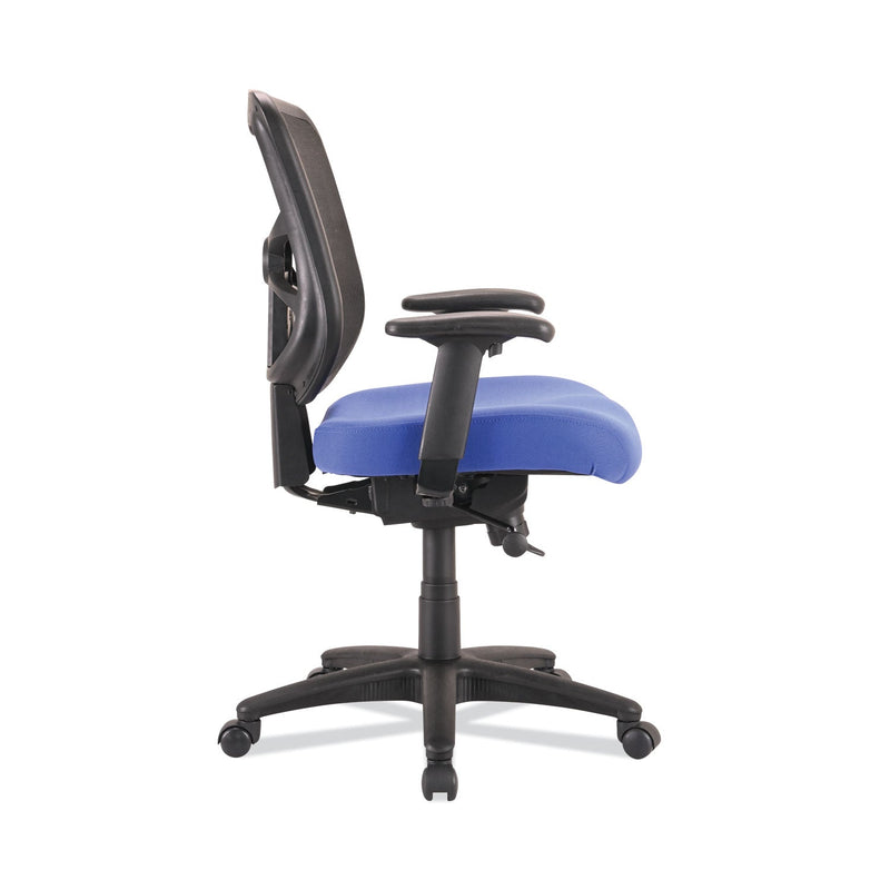 Alera Elusion Series Mesh Mid-Back Swivel/Tilt Chair, Supports Up to 275 lb, 17.9" to 21.8" Seat Height, Navy Seat