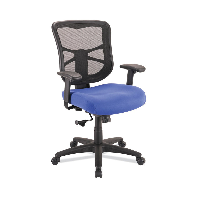 Alera Elusion Series Mesh Mid-Back Swivel/Tilt Chair, Supports Up to 275 lb, 17.9" to 21.8" Seat Height, Navy Seat