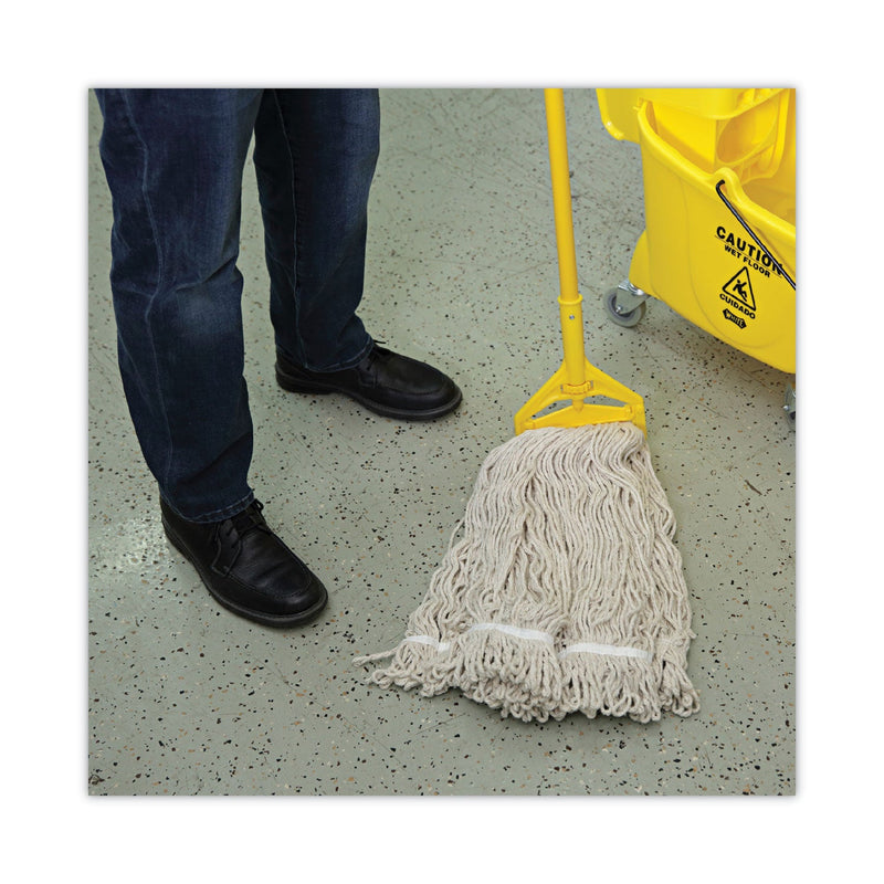 Boardwalk Mop Head, Pro Loop Web/Tailband, Premium Standard Head, Cotton, 32-Oz., White