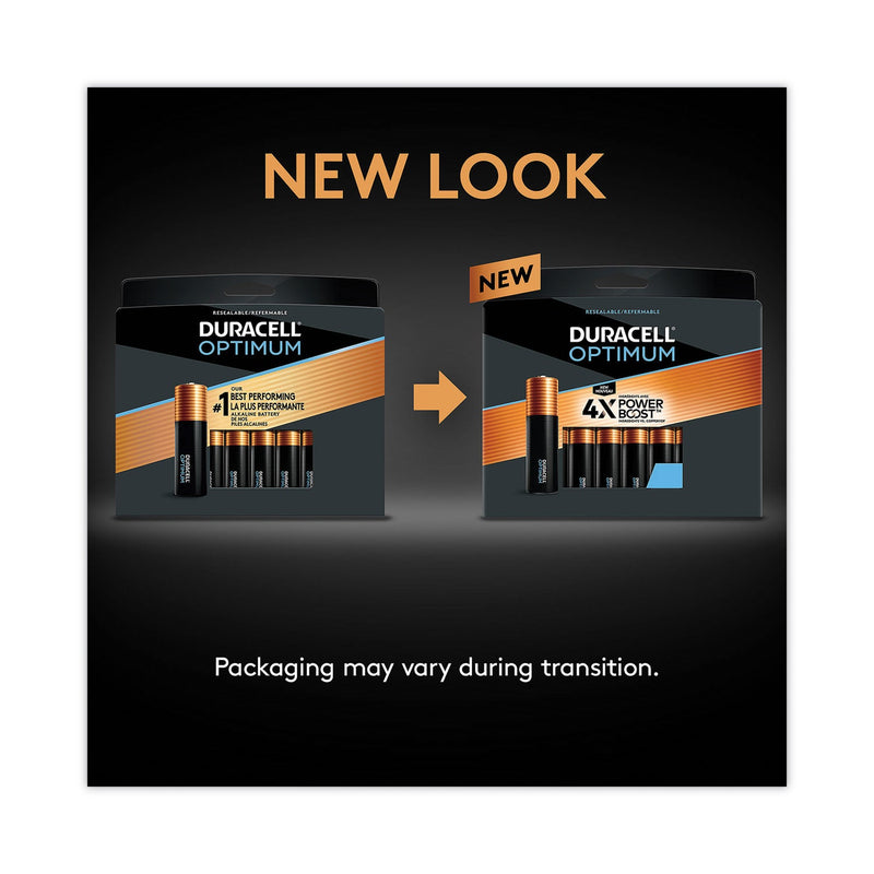 Duracell Optimum Alkaline AA Batteries, 18/Pack