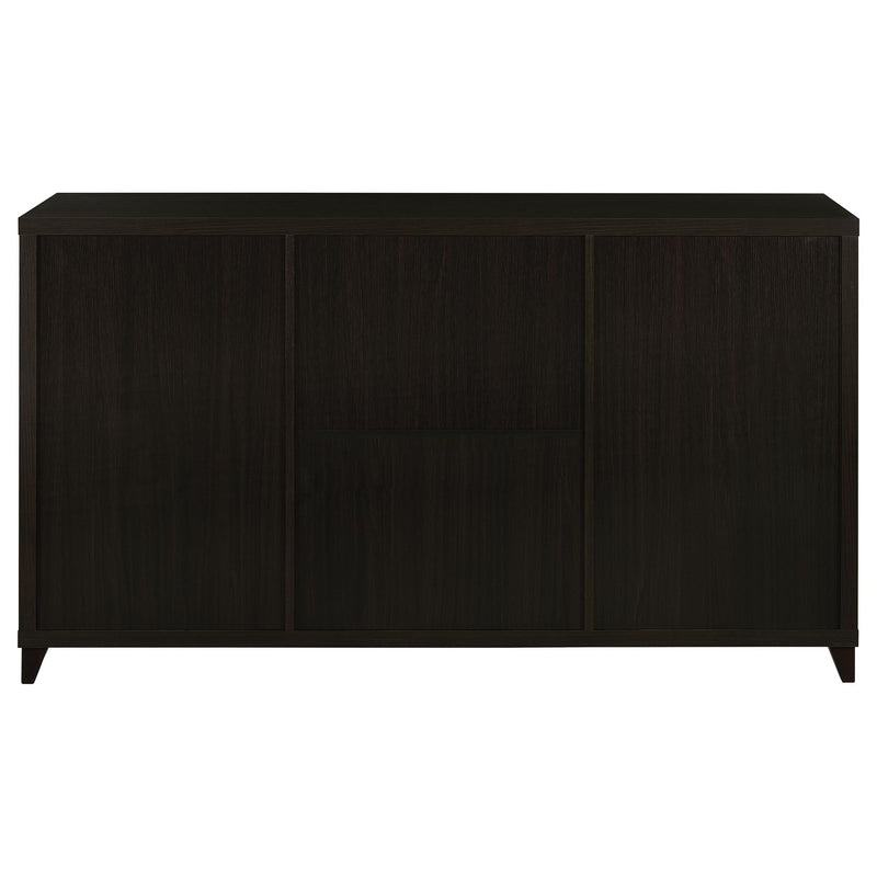 Lewes 2-door Engineered Wood 60-inch TV Stand Cappuccino