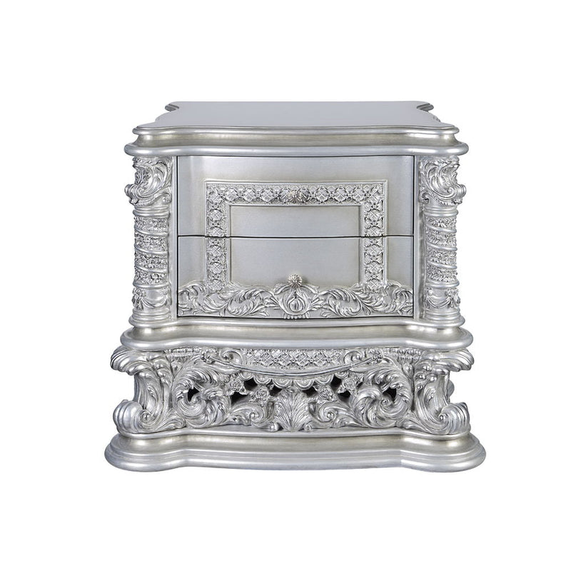 Valkyrie - Nightstand - Antique Platinum