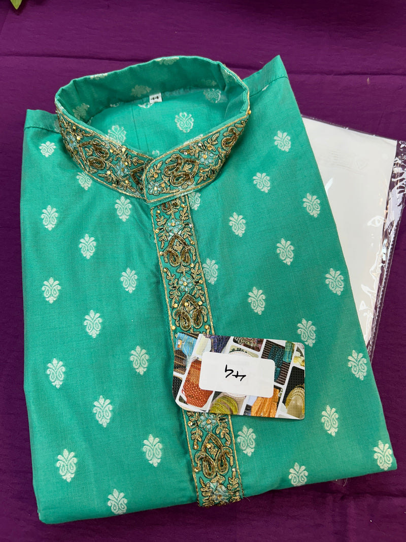 Silk cotton kurta pajama set