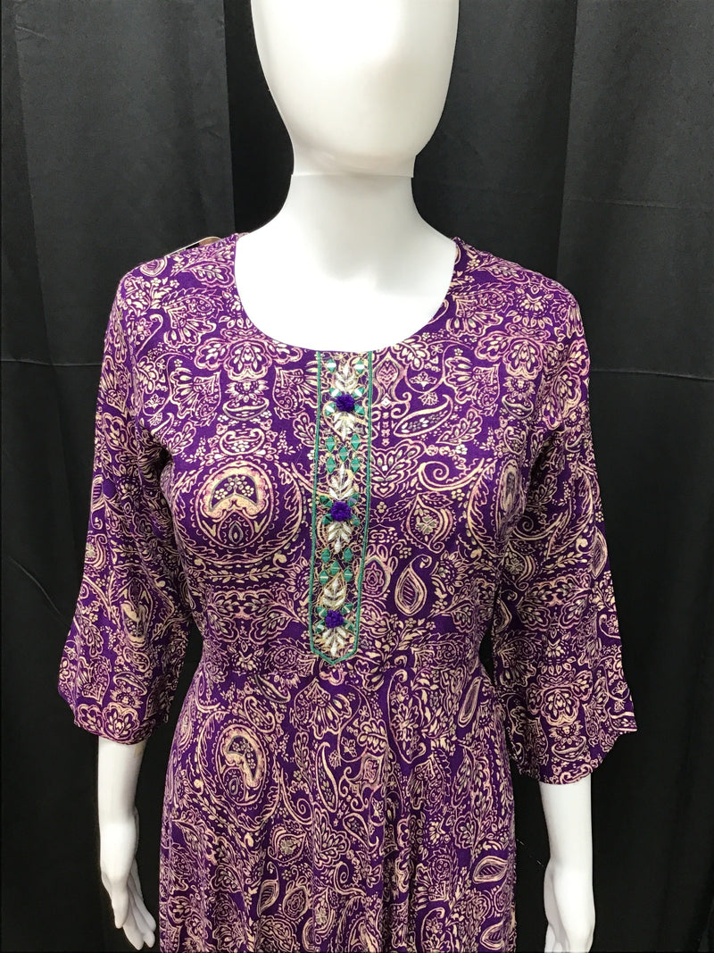 Rayon long kurti