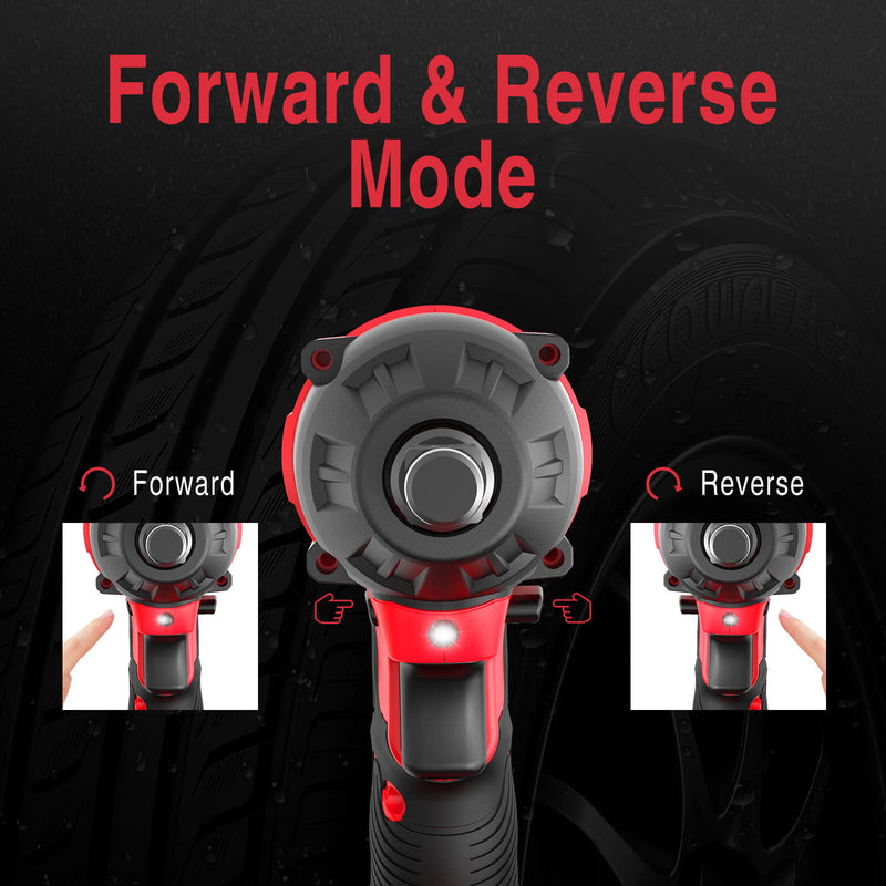 20V Brushless Cordless Impact Wrench Kit w/ Battery & Charger PS76142B