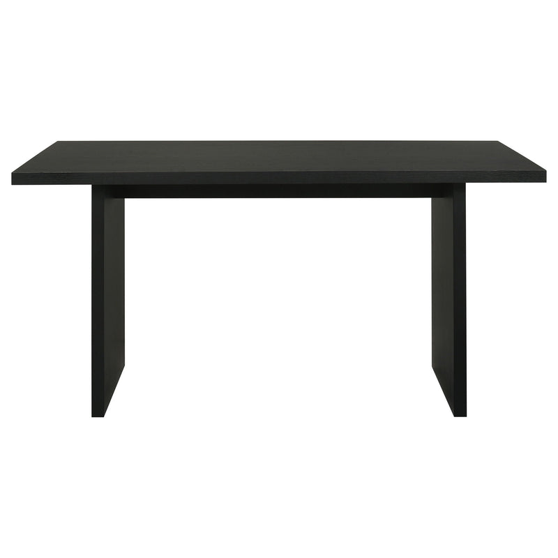 Decker 70-inch Rectangular Wood Counter Height Dining Table Black