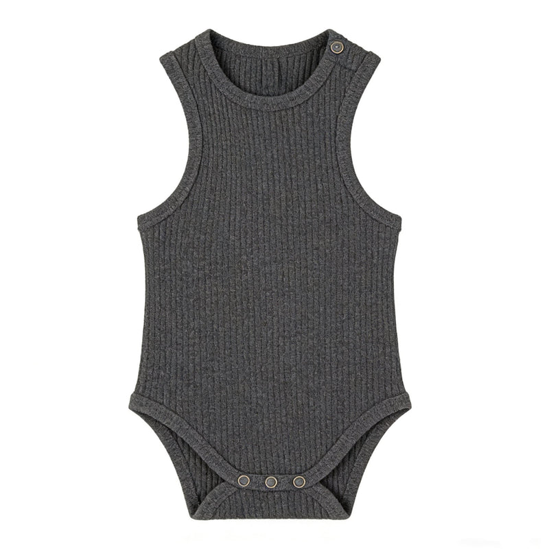 Baby Romper Knitted Ribbed Infant Onesie