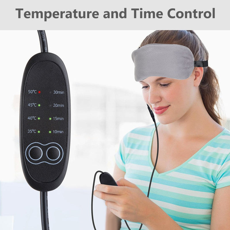 Lavender Hot & Cold Compress Sleep Eye Mask – Blackout & Eye Fatigue Relief