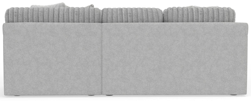 Logan - Upholstered Sectional With Comfort Coil Seating - 46" Cocktail Ottoman And Accent Pillows Included