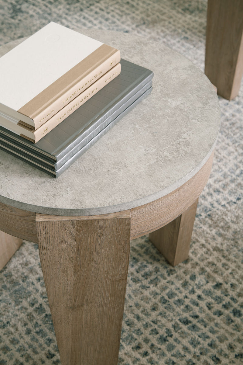 Guystone - Occasional Table Set (Set of 3) - Light Brown