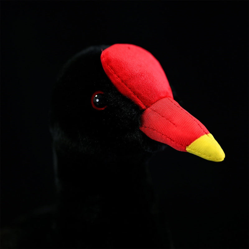 Black Water Chicken Plush Toy Red Bone Top