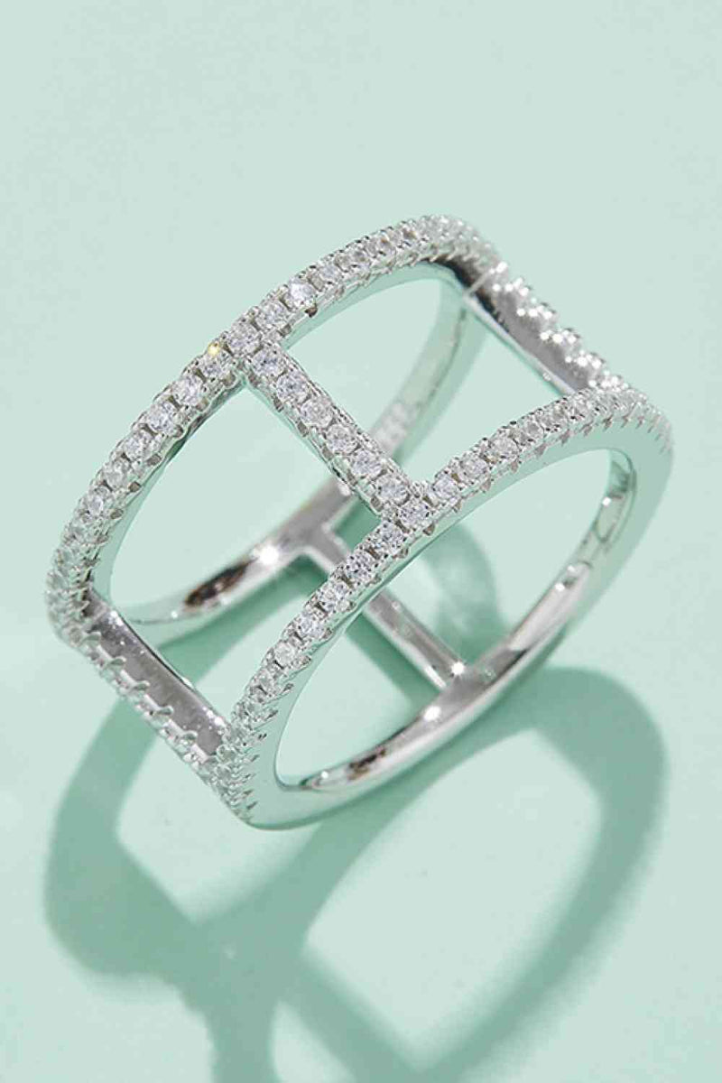 Always Get Better Moissanite Ring – Modern Minimalist Design See size chart under “more details”