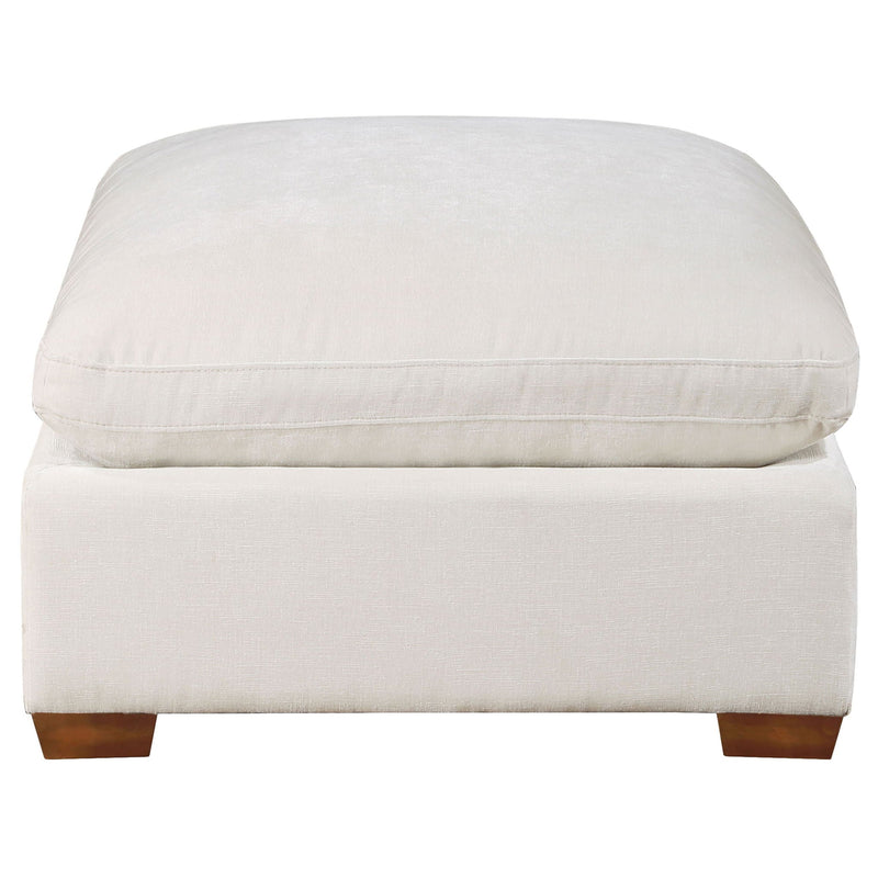 Lakeview Rectangular Upholstered Ottoman Ivory