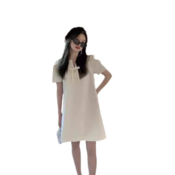French Style Temperament Fairy Dress Hepburn Style Sleeveless Sling Back