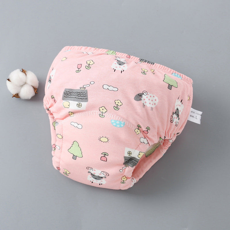Washable 6-layer Breathable Gauze Baby Diaper Cover