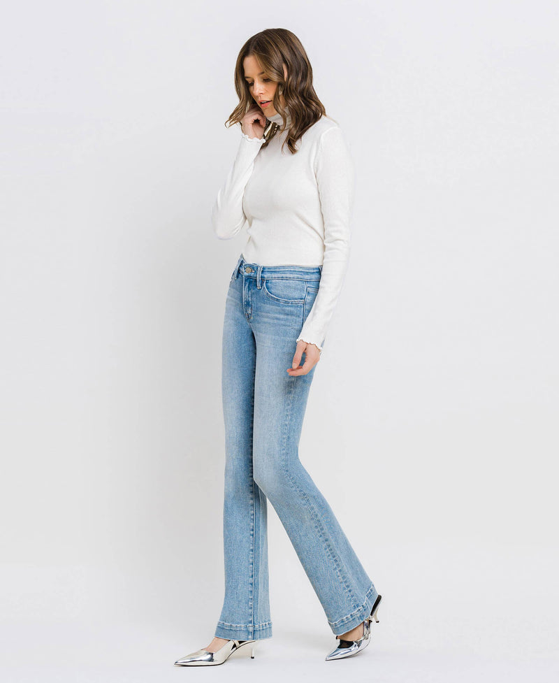 Mid Rise Bootcut Jean