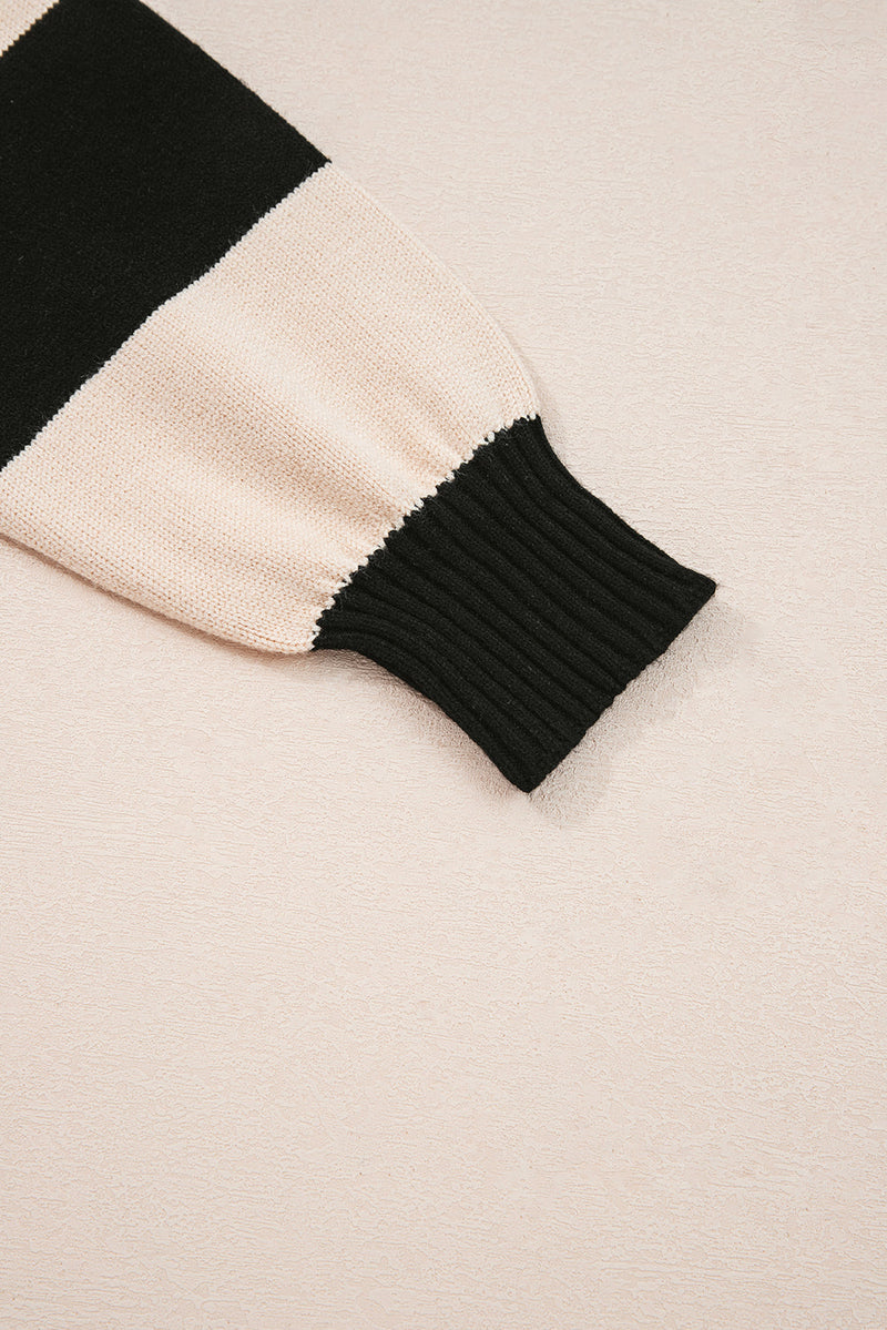 Sofia Waist Splicing Hem Sweater