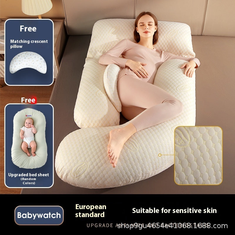 Maternity Pillow – Waist Support Side-Sleeping Cushion for Pregnancy Comfort