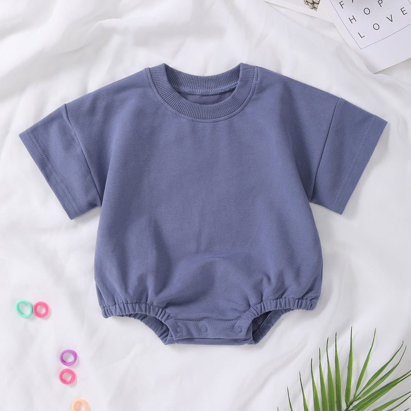 Short-sleeve Organic Cotton Romper