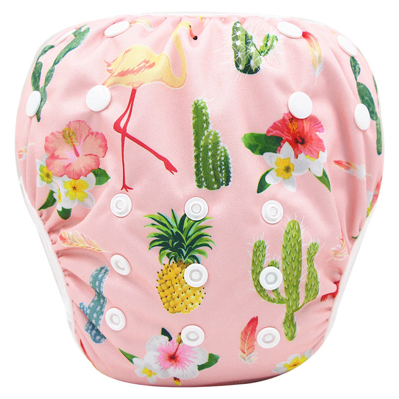 Fashionable Children's Cartoon Swim Trunks
