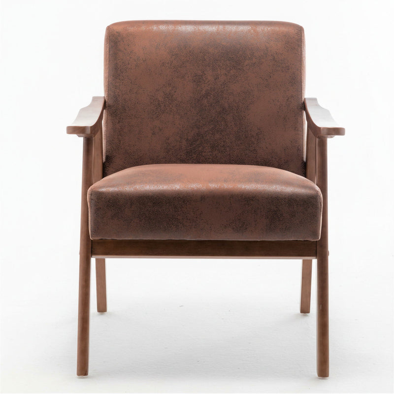 Accent Chair, Classic Mid Century Modern For Extra Seating
