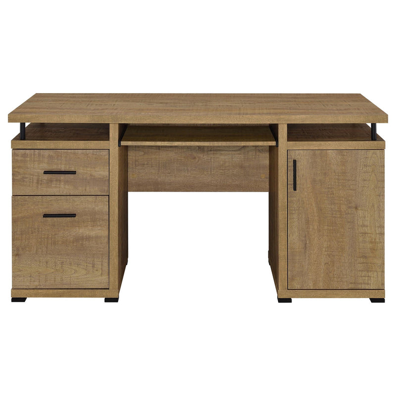 Tracy 55-inch 2-drawer Office Computer Desk Mango