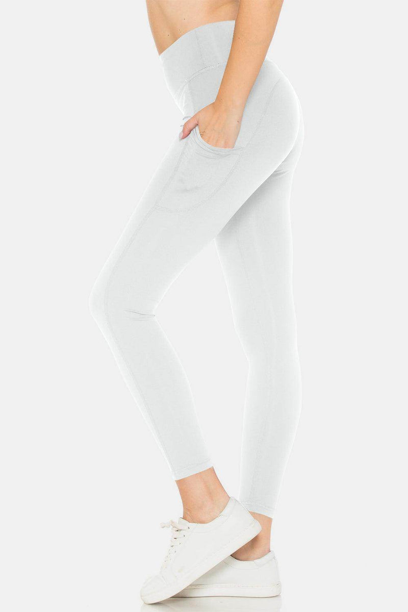 Leggings Depot High Waist Leggings with Pockets for Women
