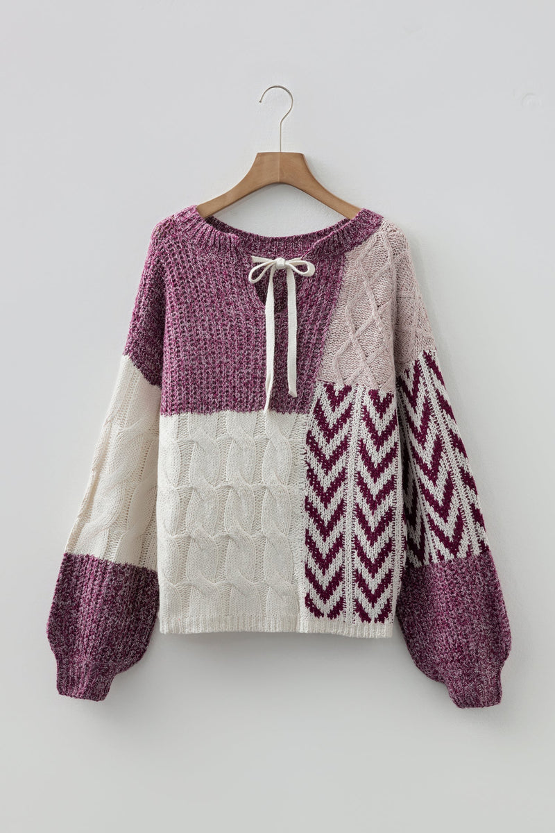 Elliott Back Loose Fit Sweater