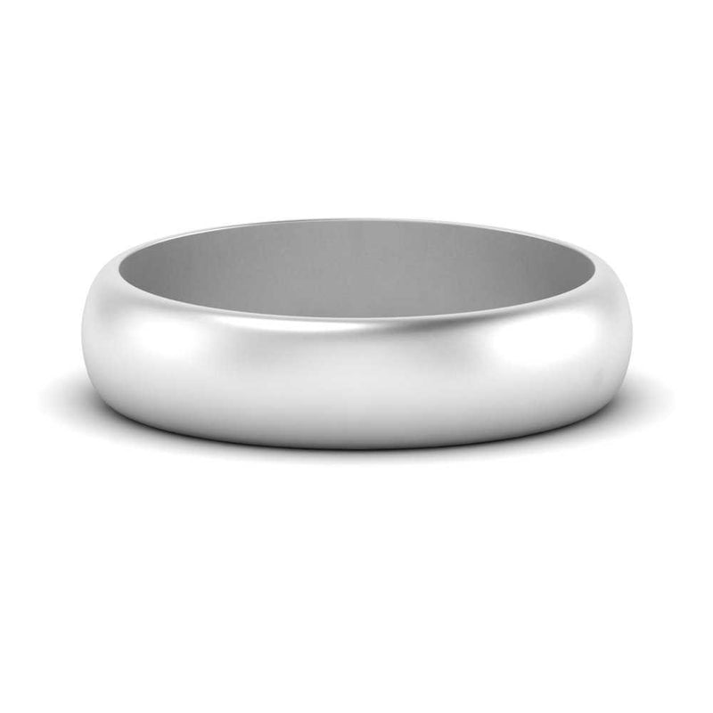 Low Dome 6mm Men Wedding Band