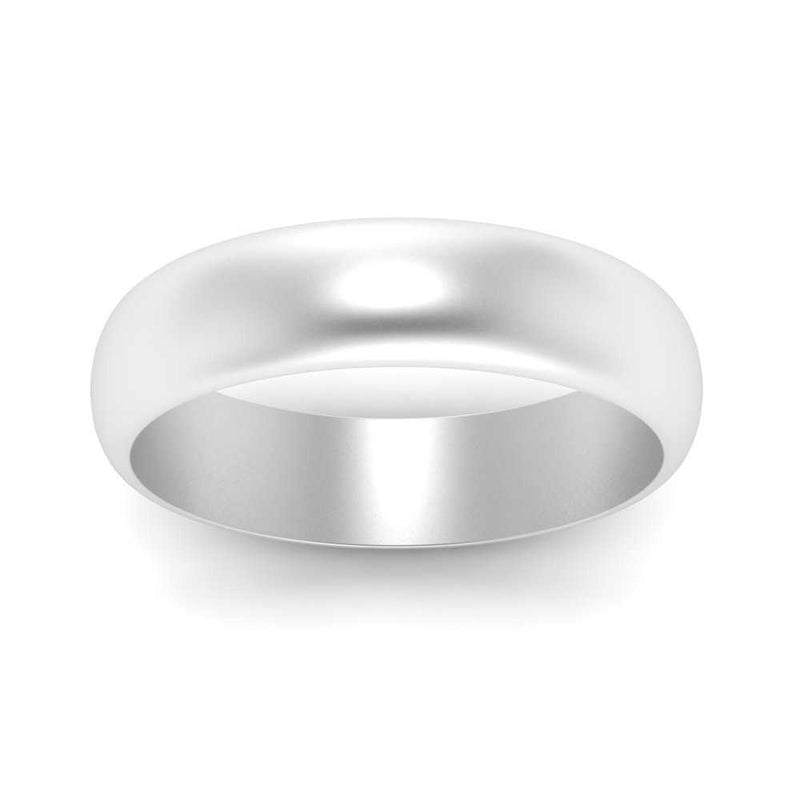 Low Dome 6mm Men Wedding Band