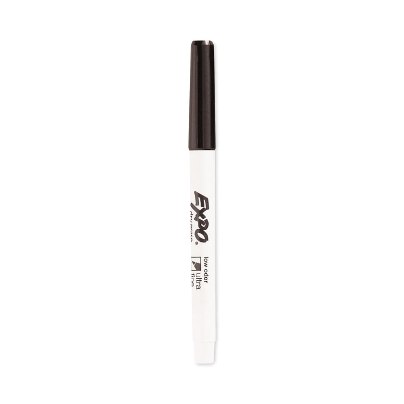 EXPO Low-Odor Dry-Erase Marker, Extra-Fine Needle Tip, Black