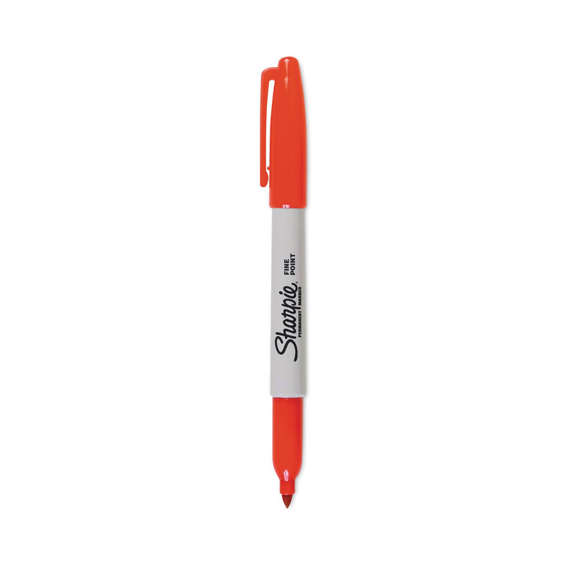 Sharpie Fine Tip Permanent Marker Value Pack, Fine Bullet Tip, Red, 36/Pack