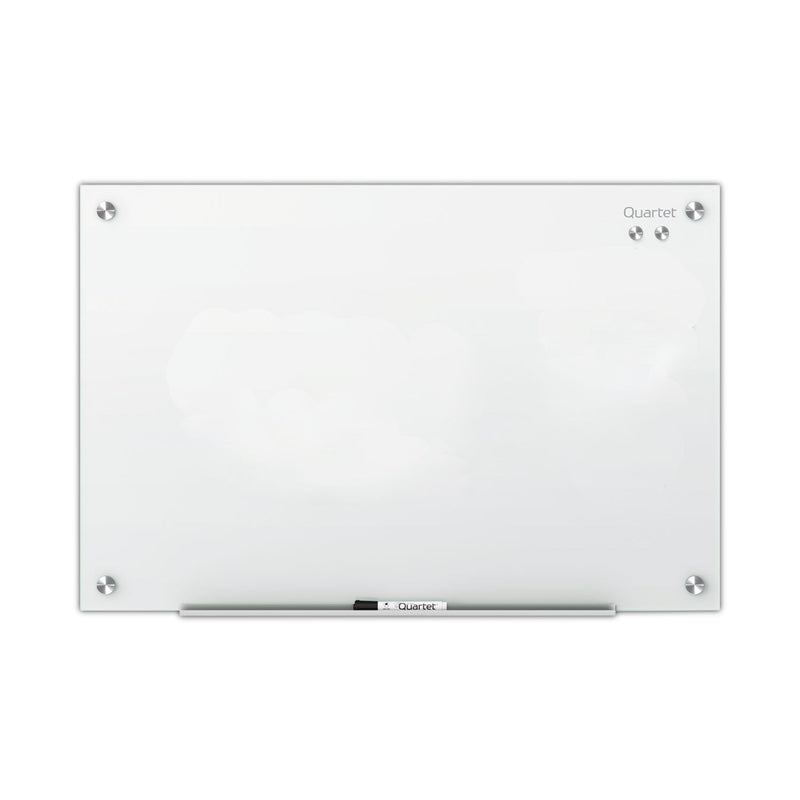 Quartet Infinity Magnetic Glass Marker Board, 48 x 36, White