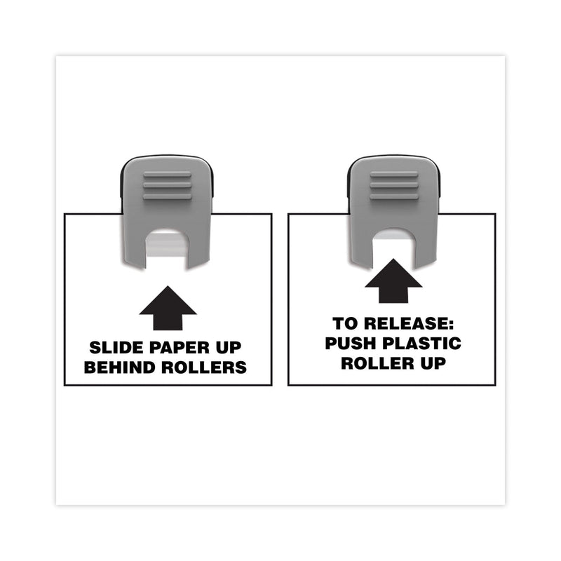 Advantus Grip-A-Clip Magnetic/Adhesive Clips, 0.13" Jaw Capacity, Gray, 10/Box