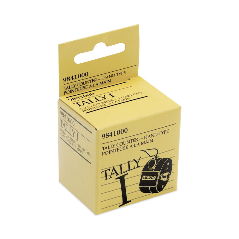 Bates Tally I Hand Model Tally Counter, Registers 0-9999, Chrome