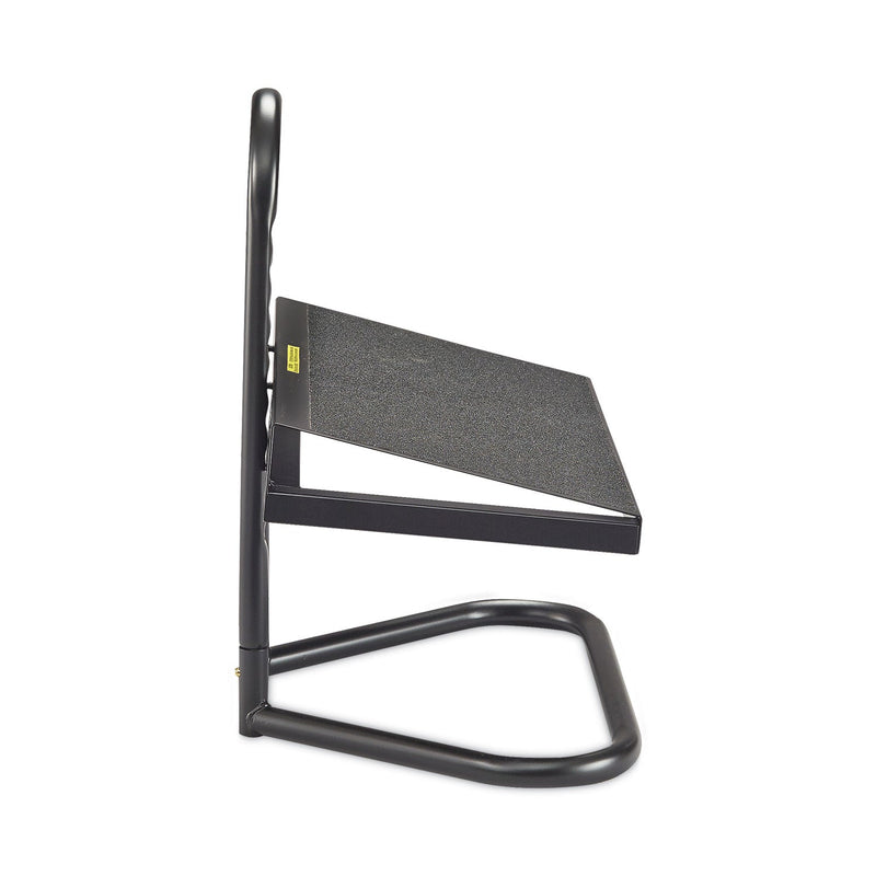 Safco Task Master Adjustable Height Footrest, 20w x 12d x 5.5 to 15h, Black
